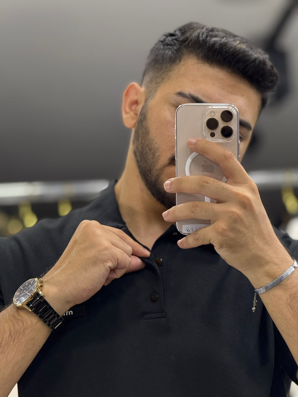 Sade ve Şık Siyah Polo T-Shirt – Modern ve Rahat
